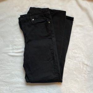 Good American Good Legs size 12/31 Black Skinny Jeans